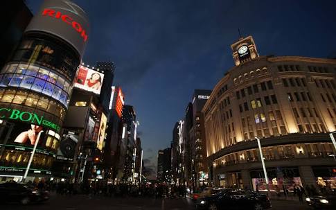 銀座の街に日帰りコンパニオン派遣のレポートの画像